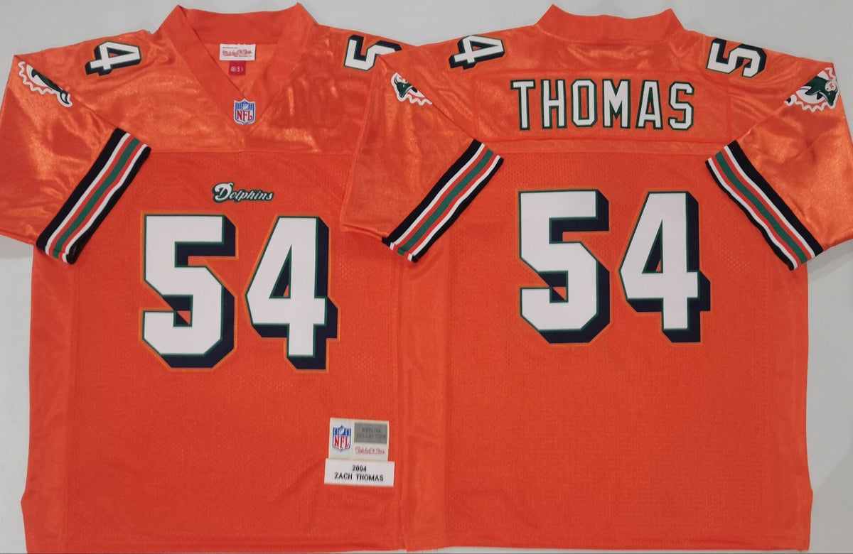 Miami Dolphins  Orange #54 THOMAS Jersey