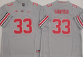 Ohio State Buckeyes GRAY #33 SAWYER Jersey