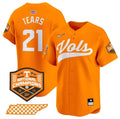 Men's Tennessee Volunteers #21 Kavares Tears Orange 2024 Champions Vapor