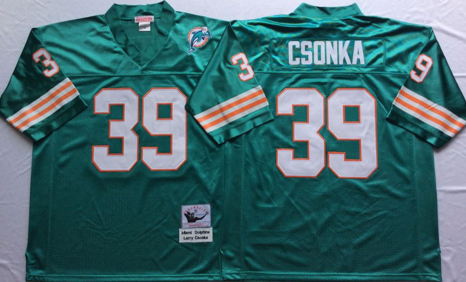 Miami Dolphins Green #39 CSONKA Jersey