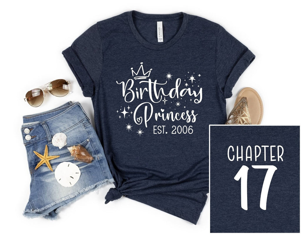 17th Birthday Shirt, Birthday Princess Shirt, Cute Girls Birthday Shirt, 17th Birthday Gift, 17th Birthday Ideas, Birthday Girl Shirt