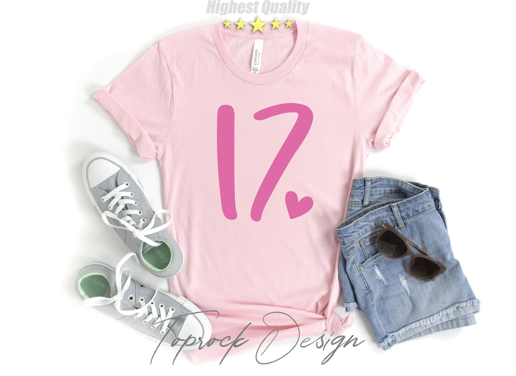 17th Birthday Shirt, 17th Birthday, 17th Birthday Gift, 17th Birthday Gift For Girl, 17th Birthday, 17th Birthday Shirt, Birthday Girl Shirt