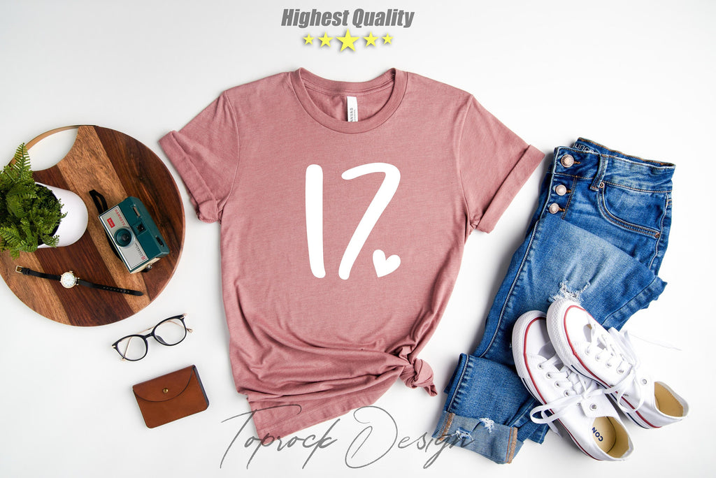 17th Birthday Shirt, 17th Birthday, 17th Birthday Gift, 17th Birthday Gift For Girl, 17th Birthday, 17th Birthday Shirt, Birthday Girl Shirt