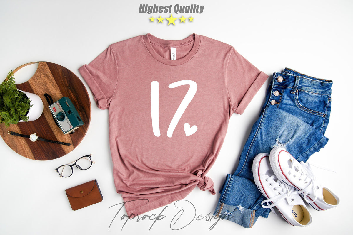 17th Birthday Shirt, 17th Birthday, 17th Birthday Gift, 17th Birthday Gift For Girl, 17th Birthday, 17th Birthday Shirt, Birthday Girl Shirt