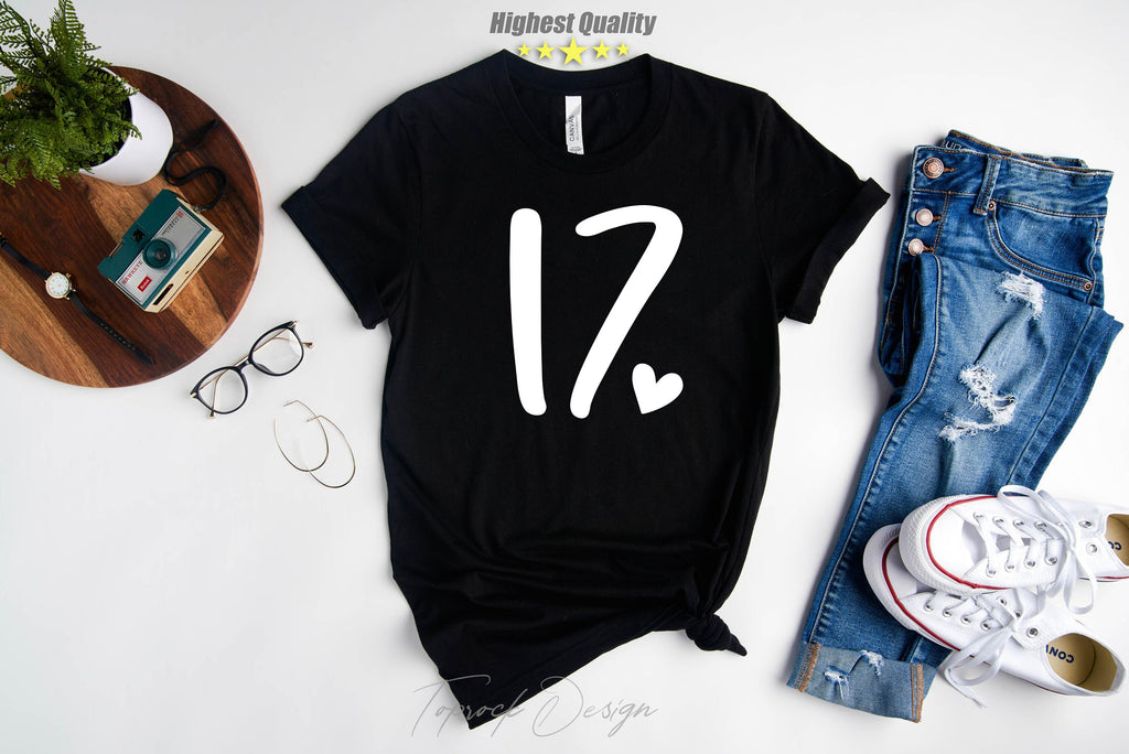 17th Birthday Shirt, 17th Birthday, 17th Birthday Gift, 17th Birthday Gift For Girl, 17th Birthday, 17th Birthday Shirt, Birthday Girl Shirt