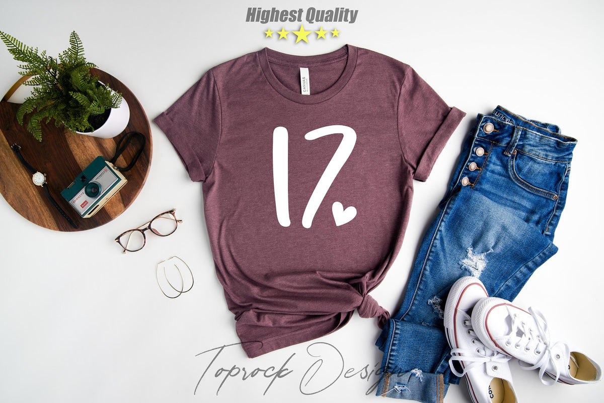 17th Birthday Shirt, 17th Birthday, 17th Birthday Gift, 17th Birthday Gift For Girl, 17th Birthday, 17th Birthday Shirt, Birthday Girl Shirt