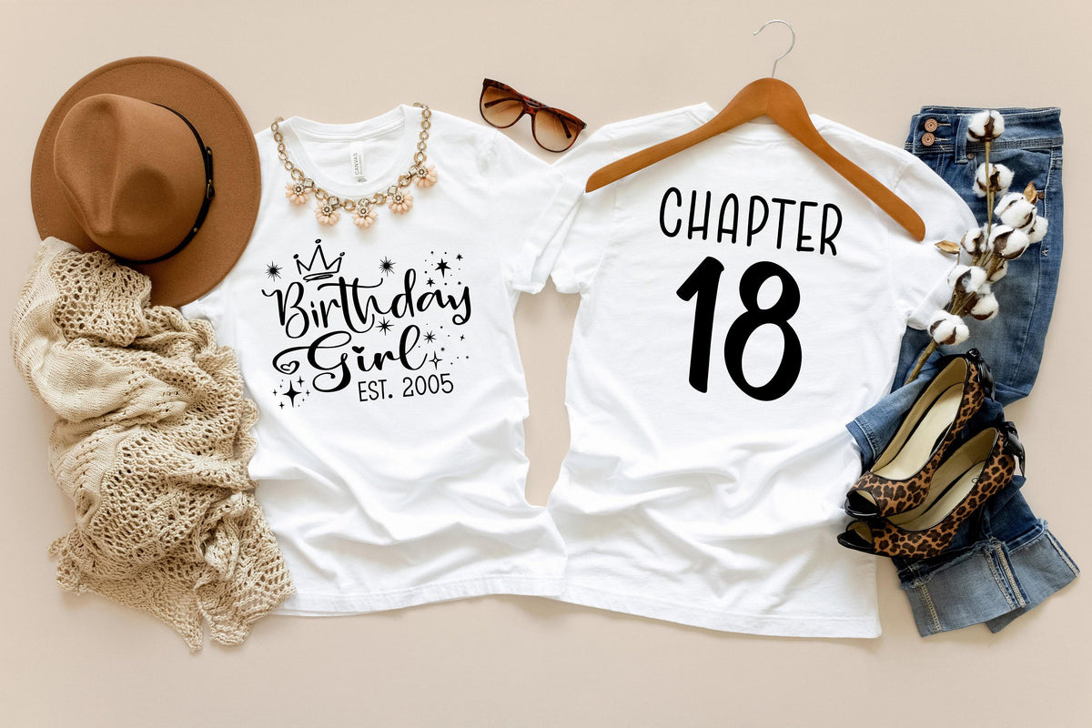 Birthday Girl Shirt, 18th Birthday Shirt, 18th Birthday Gifts For Her, Eighteen Birthday Shirt, 18 Years Old Gifts, Girls Birthday Party