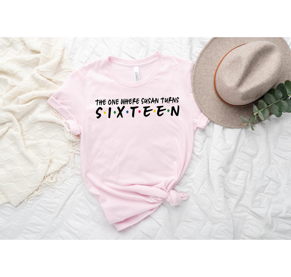 The One Where Name Turns Sixteen Shirt, 16th Birthday Shirt, Sweet 16 Shirt, Birthday Gift, Birthday Shirt, Personalized Shirt, Gift For Her