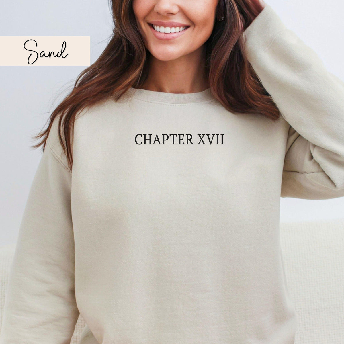 17th Birthday Sweatshirt Chapter 17 Roman Numeral Sweatshirt 17th Birthday Gift 17th Birthday Girl Shirt Gifts for 17 Year Old Teenage Girl