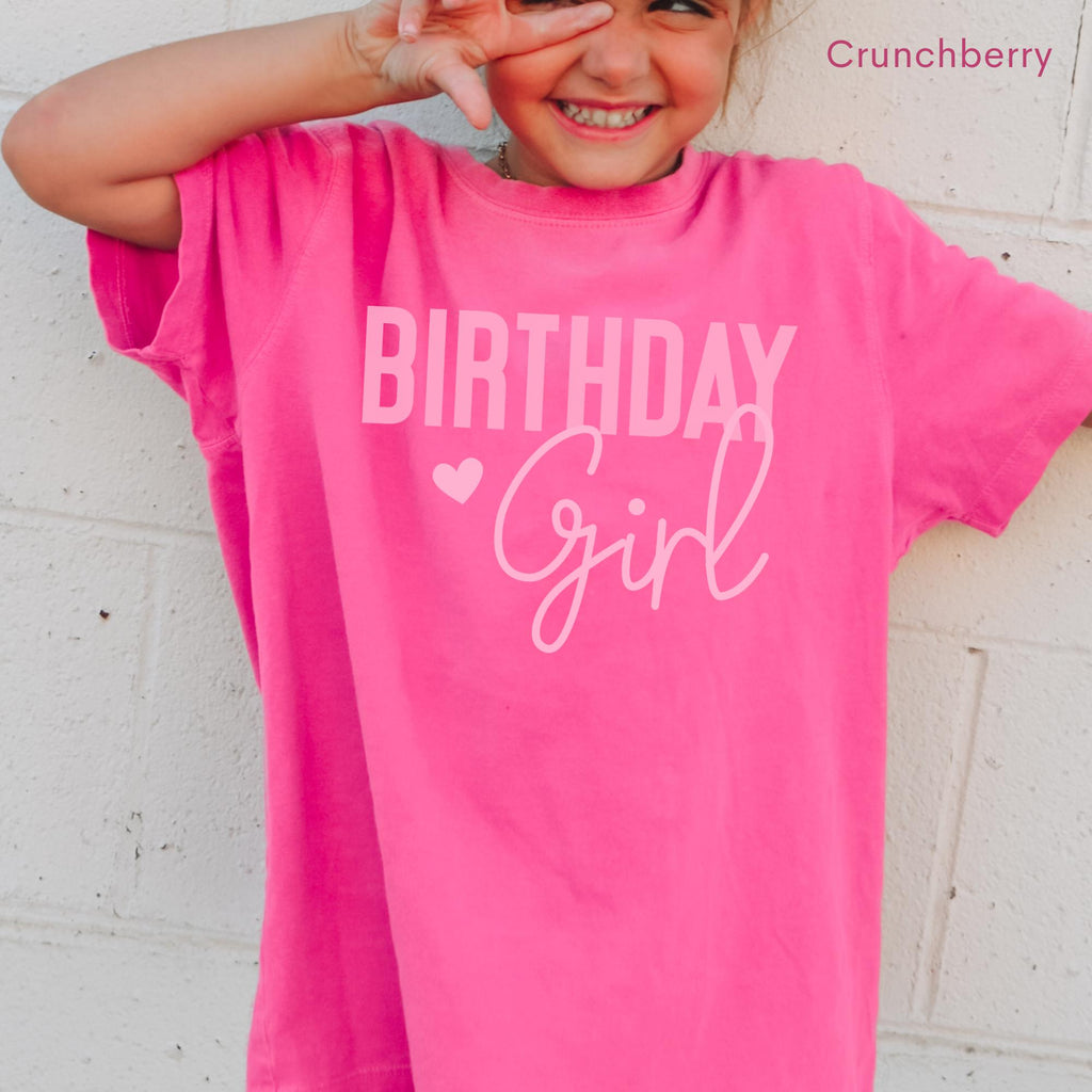 Birthday Girl Shirt Comfort Colors Birthday Shirt Womens Birthday Shirt Girls Birthday Shirt Girls Birthday Gift Pastel Birthday TShirts