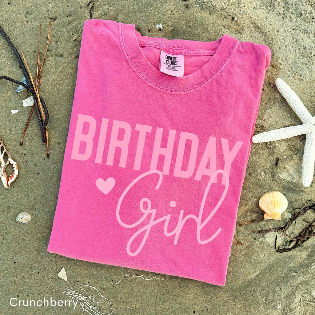 Birthday Girl Shirt Comfort Colors Birthday Shirt Womens Birthday Shirt Girls Birthday Shirt Girls Birthday Gift Pastel Birthday TShirts