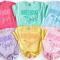 Birthday Girl Shirt Comfort Colors Birthday Shirt Womens Birthday Shirt Girls Birthday Shirt Girls Birthday Gift Pastel Birthday TShirts