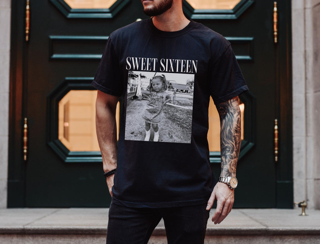 Sweet Sixteen Comfort Colors Shirt - 16th Birthday Gifts, Birthday Trip, Group Turning 16 Bday Celebration Party Outfits, Unisex Tee