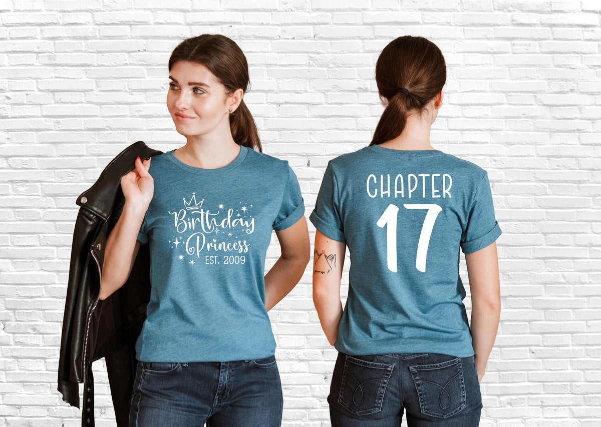17th Birthday Shirt, Birthday Princess Shirt, Cute Girls Birthday Shirt, 17th Birthday Gift, 17th Birthday Ideas, Birthday Girl Shirt