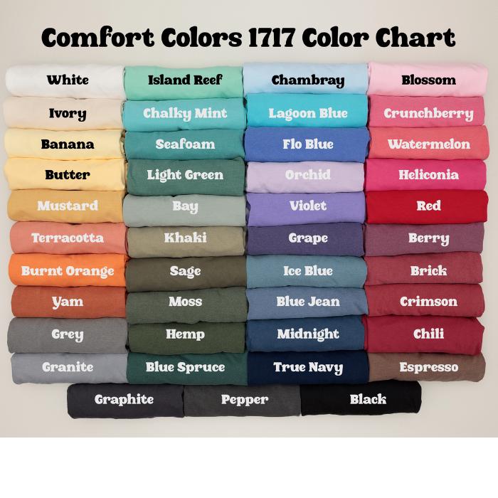 17th Birthday Shirt: Personalized Comfort Colors Tee, Gifts For 17 Year Old Teenage Girl, 17 Year Old Girl Gift Ideas, 17 Birthday Gifts