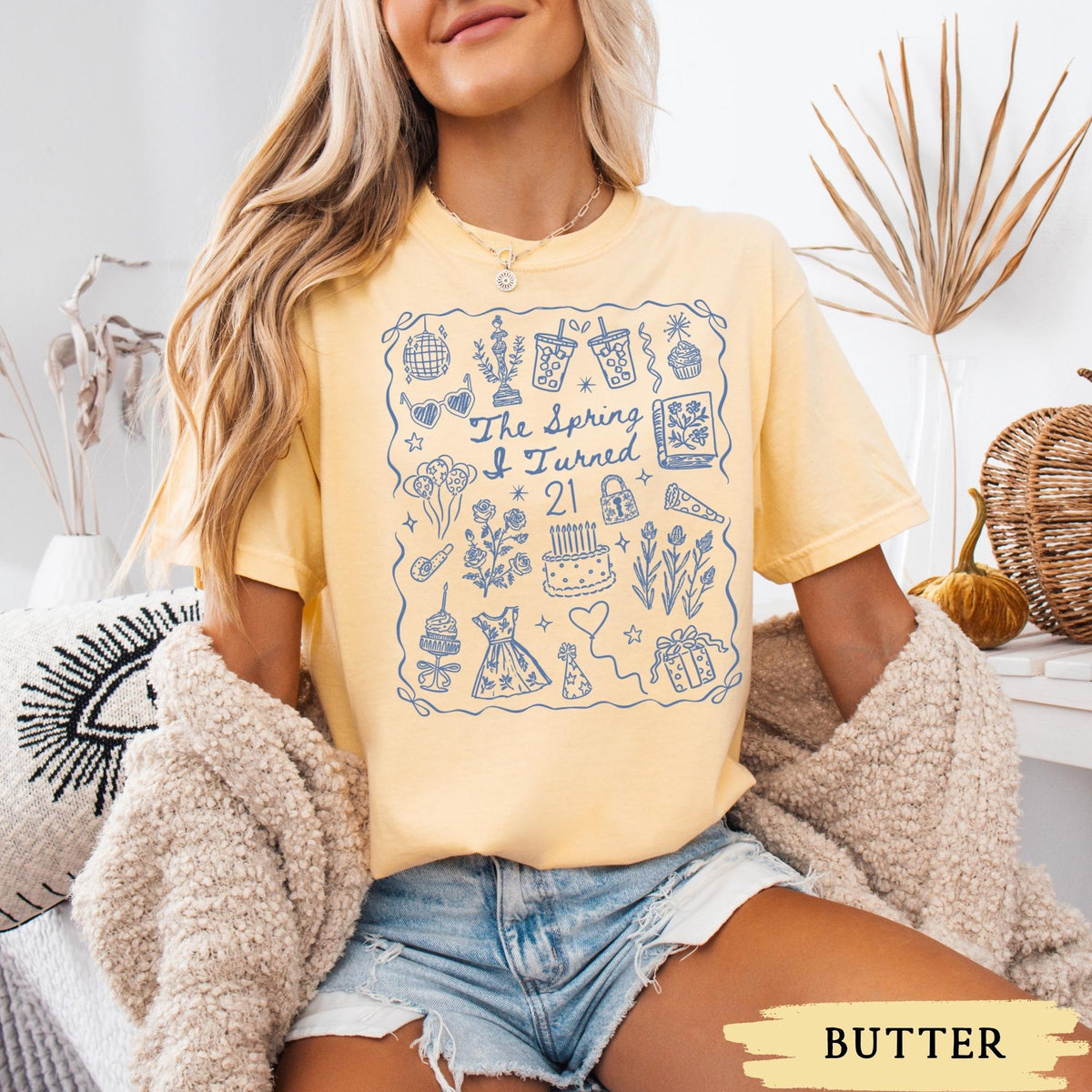 Custom 17th Birthday Girl Shirt, Pretty Teen Birthday Party Tee, Spring I Turned 17 Comfort Colors Birthday Outfit, Long Sleeve Tshirt