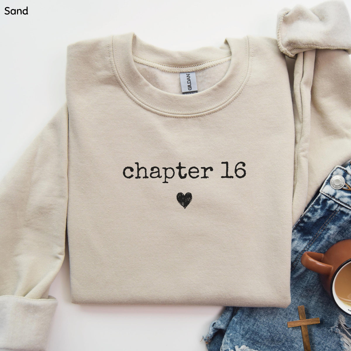 16th Birthday Gifts For Girls, Sweet 16 Years Old Birthday Shirt, 16th Bday Gift For Daughter, Sister, Chapter 16 Sweatshirt Book Lover