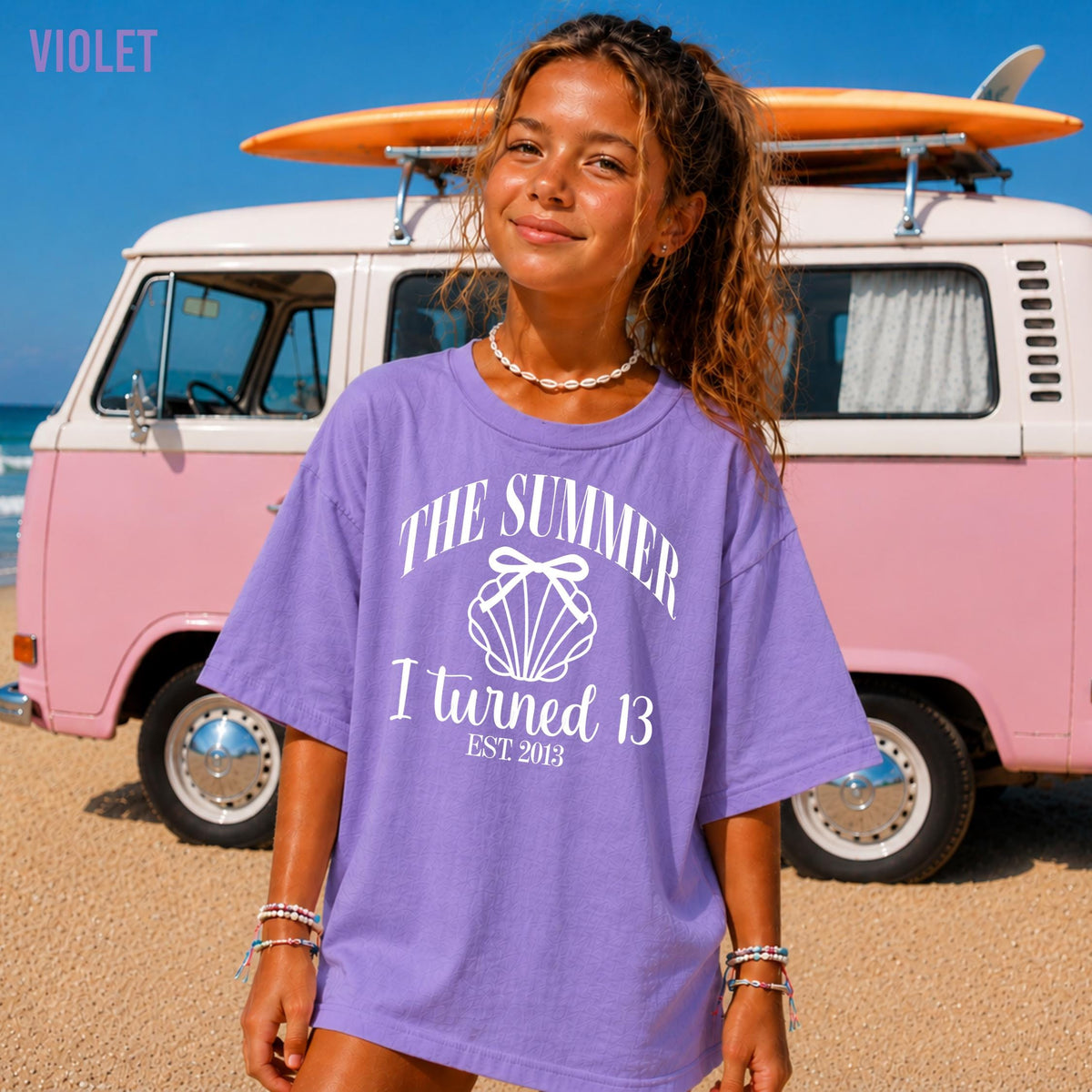 The Summer I Turned Twelve Birthday Shirt, 12th Birthday T-Shirt, Beach Birthday Shirt, Coastal Birthday,  12th Birthday Girl, Twelfth Shirt