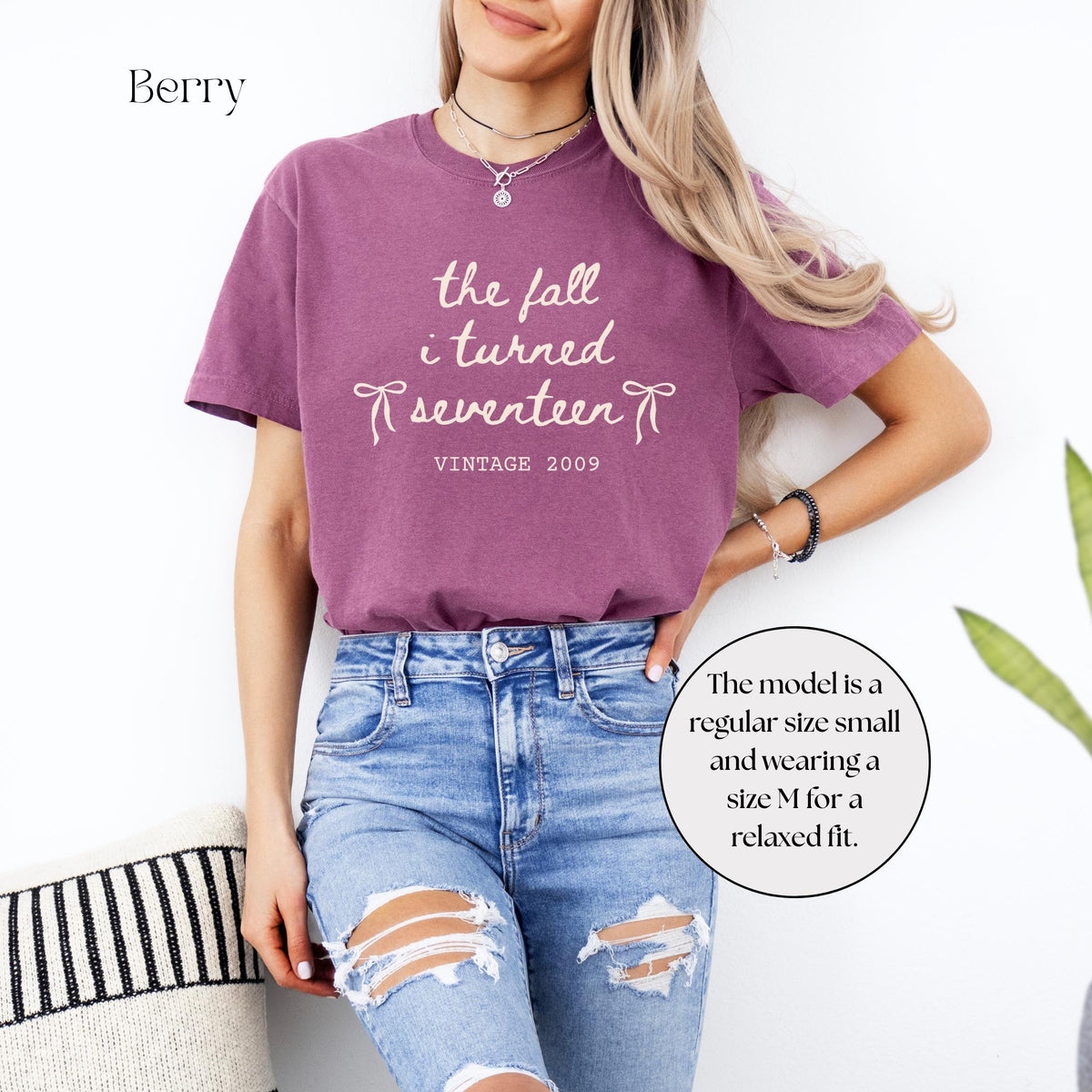 Custom 17th Birthday Shirt Girl, Comfort Colors Fall I Turned 17, Birthday Gift For Her, Teen Girl Gift, Birthday Girl Outfit