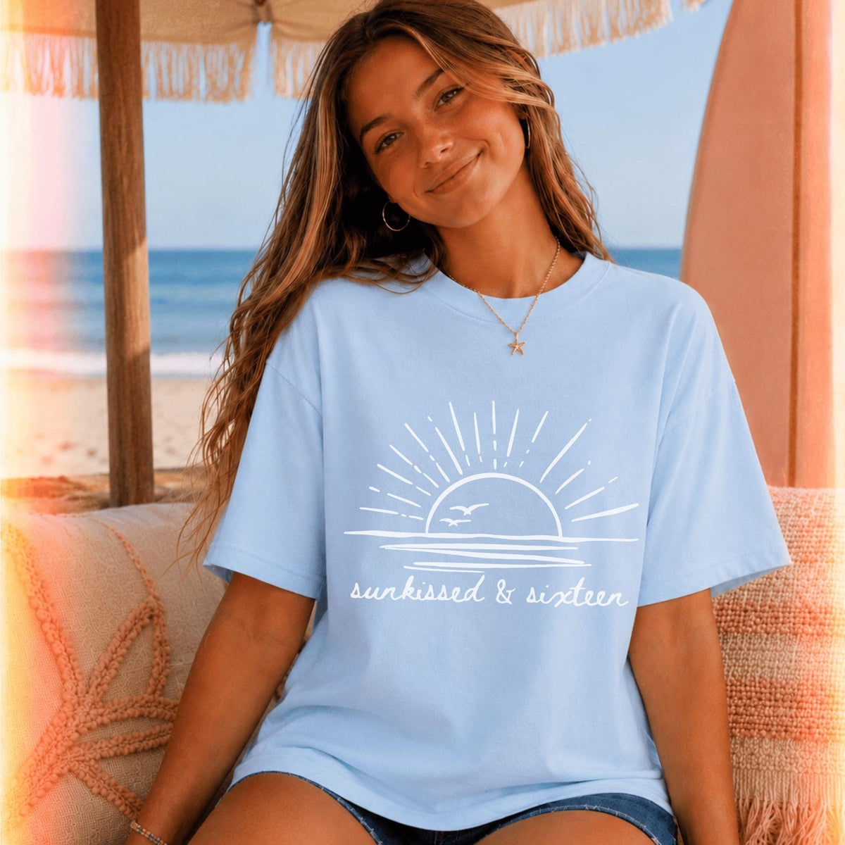 Sunkissed And Sixteen Shirt Sweet 16 Squad Shirts Sweet 16 Tshirt Sweet 16 Beach Themed Tshirt Beach Themed Sweet Sixteen Shirt Sweet 16