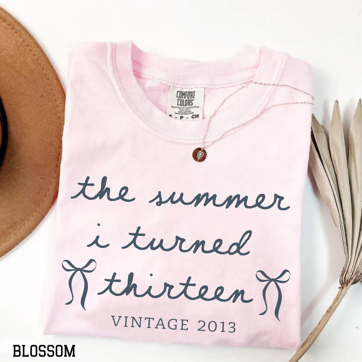 13th Birthday Shirt, Comfort Colors® Summer I Turned 13 Bday Party Tee, 13th Birthday Gifts Girl, Birthday Gift Ideas, Teen Girl Birthday